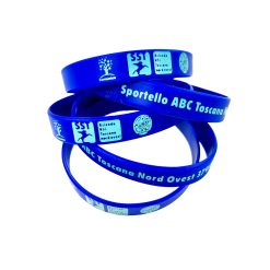 Braccialetti in silicone stampati