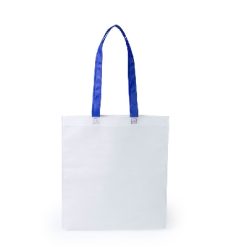 Borsa in TNT personalizzata, blu scuro, TNT 70 g/m2, 36 x 40 cm