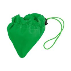 Borsa pieghevole personalizzata in poliestere, verde, poliestere 210D, 37,5 x 50 x 0,1 cm