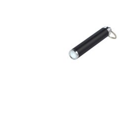 Torcia LED tascabile nero, ABS, metallo, Ø 1,4 x 8,5 cm