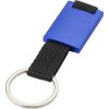 Portachiavi personalizzati blu, metallo, alluminio, 4,2 x 2,8 x 0,7 cm