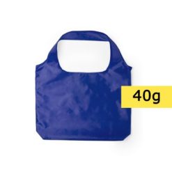 Borsa pieghevole personalizzata in poliestere, azzurro, poliestere 190T, 45 x 35 cm