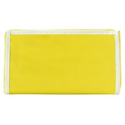 Borsa in TNT personalizzata, pieghevole, giallo, TNT 80 g/m2, 11 x 19,3 x 2,5 cm