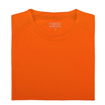 Maglietta personalizzata, poliestere 135 g / m2, arancia