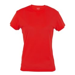 Maglietta personalizzata da donna, poliestere 135 g / m2, rosso