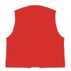 Gilet personalizzati, rosso, 35% cotone, 65% poliestere, misure: L, XL, XXL
