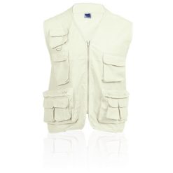 Gilet personalizzati, beige, 35% cotone, 65% poliestere, misure: L, XL, XXL