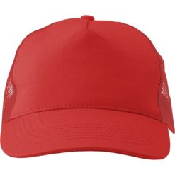 Cappellini personalizzati rosso, cotone, plastica, Ø18 x 13 cm