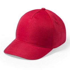 Cappellini personalizzati, taglia bambino rosso, microfibra, poliestere, Ø17 cm