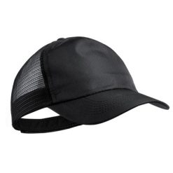 Cappellini personalizzati nero, microfibra, poliestere, Ø58 cm