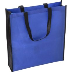 Borsa in TNT personalizzata, azzurro, TNT 80 g/m2, 38 x 42 x 10 cm