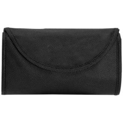 Borsa in TNT personalizzata, pieghevole, nero, TNT 70 g/m2, 38 x 42 cm