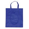 Borsa in TNT personalizzata, pieghevole, blu scuro, TNT 70 g/m2, 38 x 42 cm