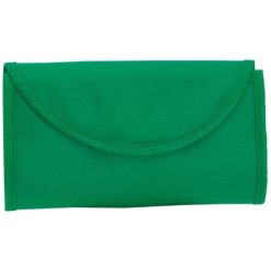 Borsa in TNT personalizzata, pieghevole, verde, TNT 70 g/m2, 38 x 42 cm