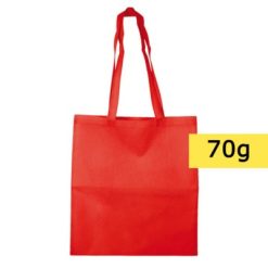 Borsa in TNT personalizzata, rosso, TNT 70 g/m2, 36 x 40 cm