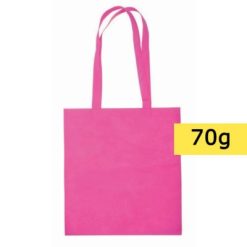 Borsa in TNT personalizzata, rosa, TNT 70 g/m2, 36 x 40 cm