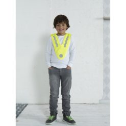 Gilet personalizzati, taglia bambino , giallo, poliesteree, 30 x 37,5 x 0,1 cm