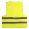 Gilet personalizzati, giallo, poliestere 150D, misure: M (66 x 60 cm), XL (73 x 67 cm), XXL (75 x 72 cm)