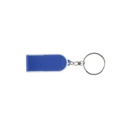 Portachiavi personalizzati, detergente per schermo e supporto per telefono blu, HIPS, microfibra, 2 x 4,8 x 1,3 cm