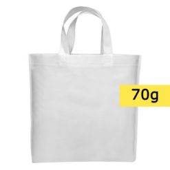 Borsa in TNT personalizzata, bianco, TNT 70 g/m2, 38 x 35 cm