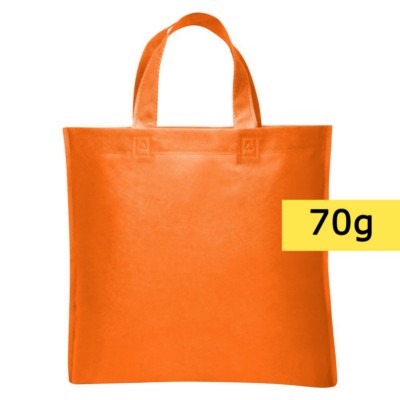 Borsa in TNT personalizzata, arancione, TNT 70 g/m2, 38 x 35 cm