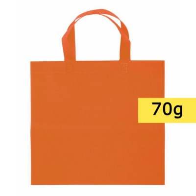 Borsa in TNT personalizzata, arancione, TNT 70 g/m2, 38 x 35 cm