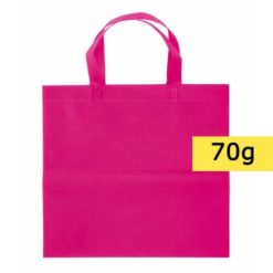 Borsa in TNT personalizzata, rosa, TNT 70 g/m2, 38 x 35 cm