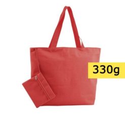 Borsa in poliestere, rosso, poliestere 600D, 47 x 34 x 12,5 cm