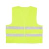 Gilet personalizzati, giallo, poliestere (reticolato), 60 x 69 cm