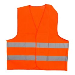 Gilet personalizzati, arancione, poliestere, 64 x 65,5 cm