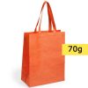 Borsa in TNT personalizzata, arancione, TNT 70 g/m2, 32 x 42 x 15 cm