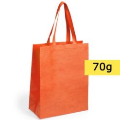 Borsa in TNT personalizzata, arancione, TNT 70 g/m2, 32 x 42 x 15 cm