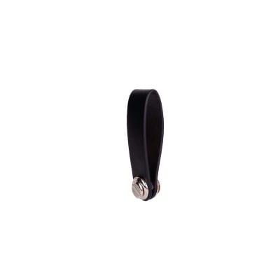 Portachiavi personalizzati, organizer per le chiavi nero, PU, metallo, 7,8  x 1,8 cm - Cintapunto® Italia
