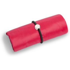 Borsa pieghevole personalizzata in poliestere, rosso, poliestere 190T, 38 x 41 cm
