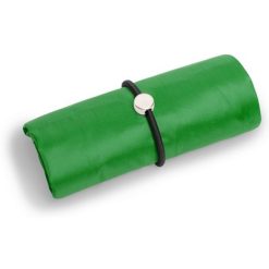 Borsa pieghevole personalizzata in poliestere, verde, poliestere 190T, 38 x 41 cm