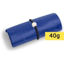 Borsa pieghevole personalizzata in poliestere, azzurro, poliestere 190T, 38 x 41 cm