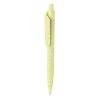Penne personalizzate ecologiche, verde, ABS, paglia di grano, 13.9 x ø 1.1 cm