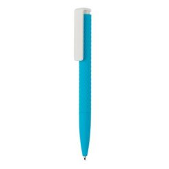 Penne personalizzate X7, blu,  bianco, ABS, PC, 14 x ø 1.1 cm