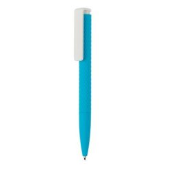 Penne personalizzate X7, blu,  bianco, ABS, PC, 14 x ø 1.1 cm