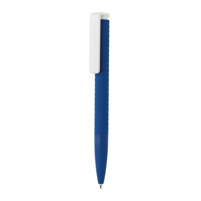Penne personalizzate X7, blu,  bianco, ABS, PC, 14 x ø 1.1 cm