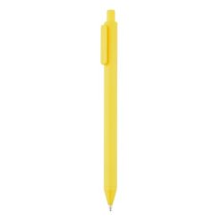 Penne personalizzate X1, giallo, ABS, 14,3 x Ø 1,1 cm.