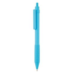 Penne personalizzate X2, blu, ABS, 14,5 x Ø 1,0 cm.