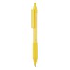 Penne personalizzate X2, giallo, ABS, 14,5 x Ø 1,0 cm.
