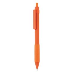 Penne personalizzate X2, arancione, ABS, 14,5 x Ø 1,0 cm.