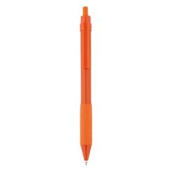 Penne personalizzate X2, arancione, ABS, 14,5 x Ø 1,0 cm.