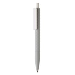 Penne personalizzate X3, grigio, bianco, ABS, 14,0 x Ø 1,0 cm.
