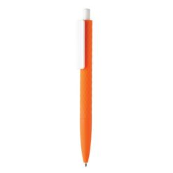 Penne personalizzate X3, arancione, bianco, ABS, 14,0 x Ø 1,0 cm.