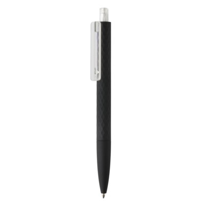 Penne personalizzate nere, delicate al tatto, X3, neutro, nero, ABS, 14,0 x Ø 1,0 cm.
