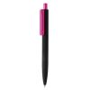 Penne personalizzate nere, delicate al tatto, X3, rosa, nero, ABS, 14,0 x Ø 1,0 cm.