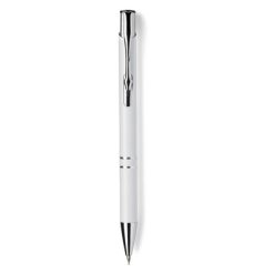 Penne personalizzate, bianco, alluminio, Ø1 x 13,5 cm